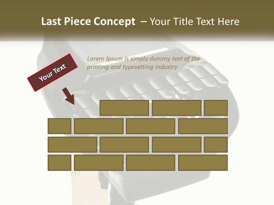 White Switch Cooling PowerPoint Template