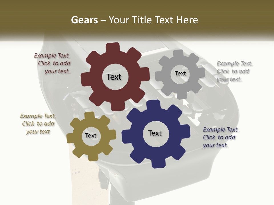 White Switch Cooling PowerPoint Template