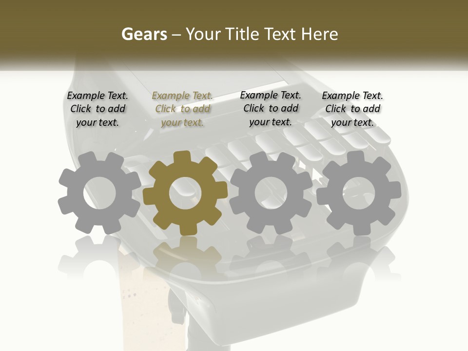 White Switch Cooling PowerPoint Template