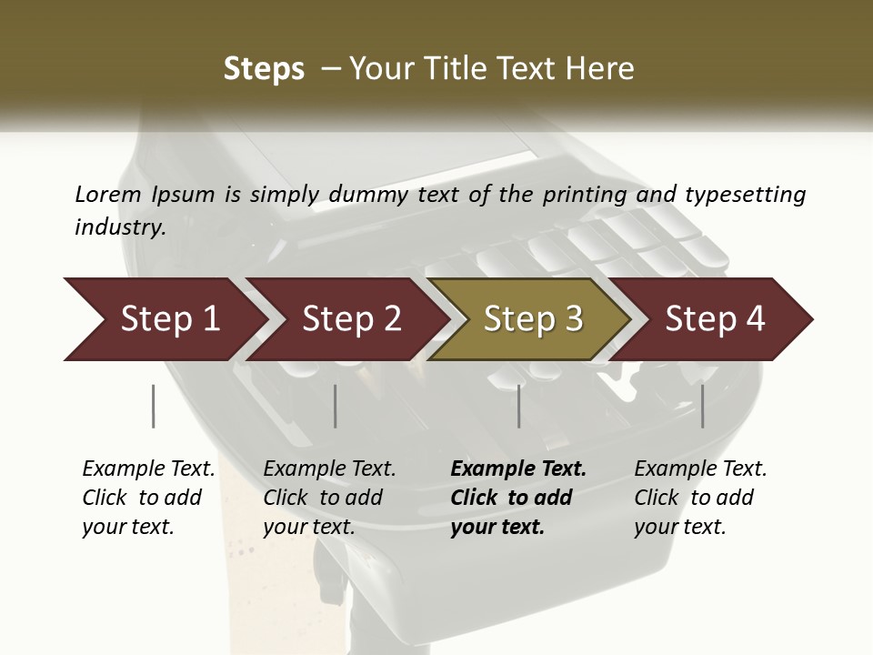 White Switch Cooling PowerPoint Template