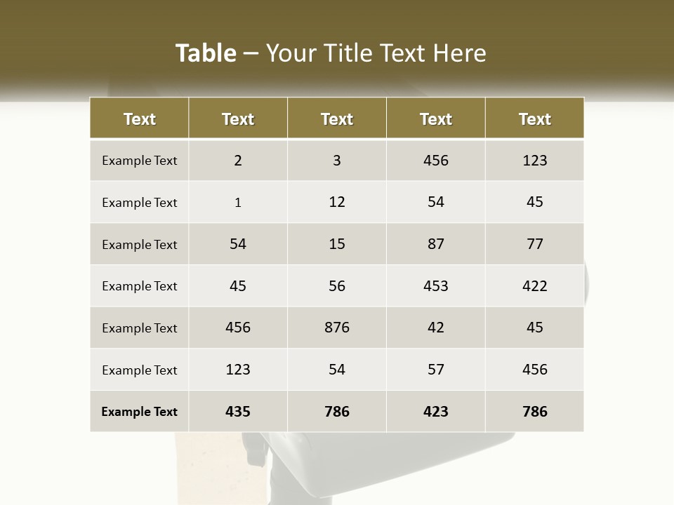White Switch Cooling PowerPoint Template