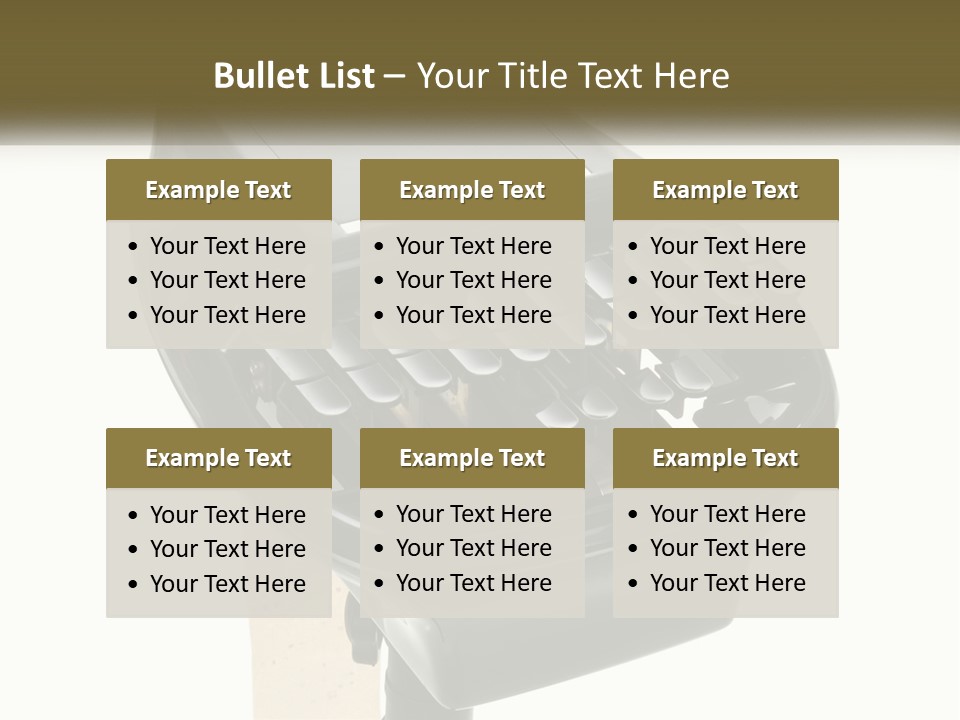 White Switch Cooling PowerPoint Template