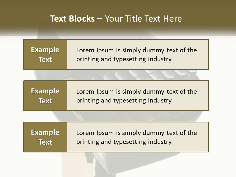 White Switch Cooling PowerPoint Template