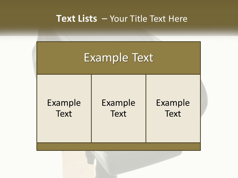 White Switch Cooling PowerPoint Template