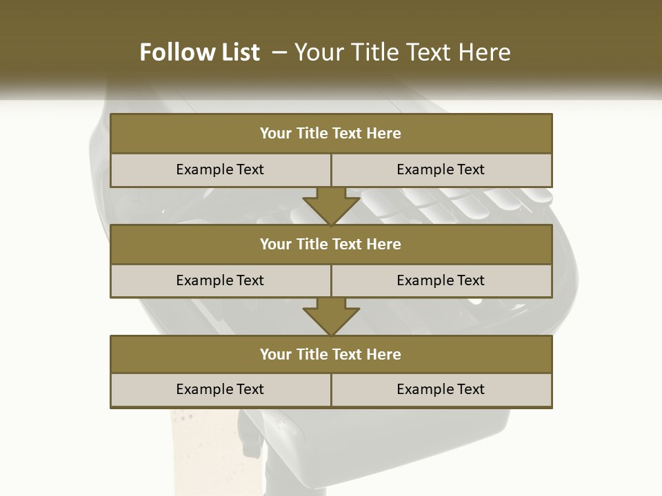 White Switch Cooling PowerPoint Template