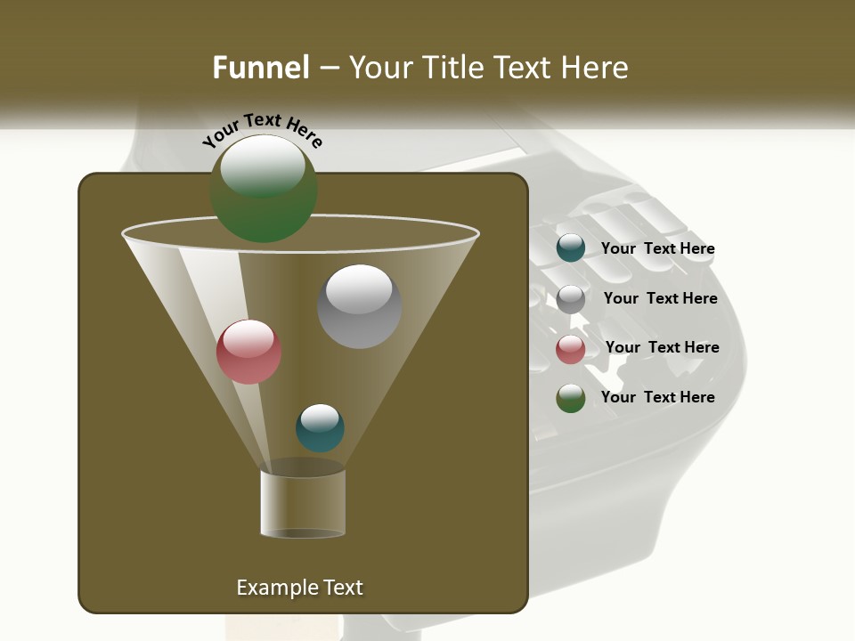 White Switch Cooling PowerPoint Template