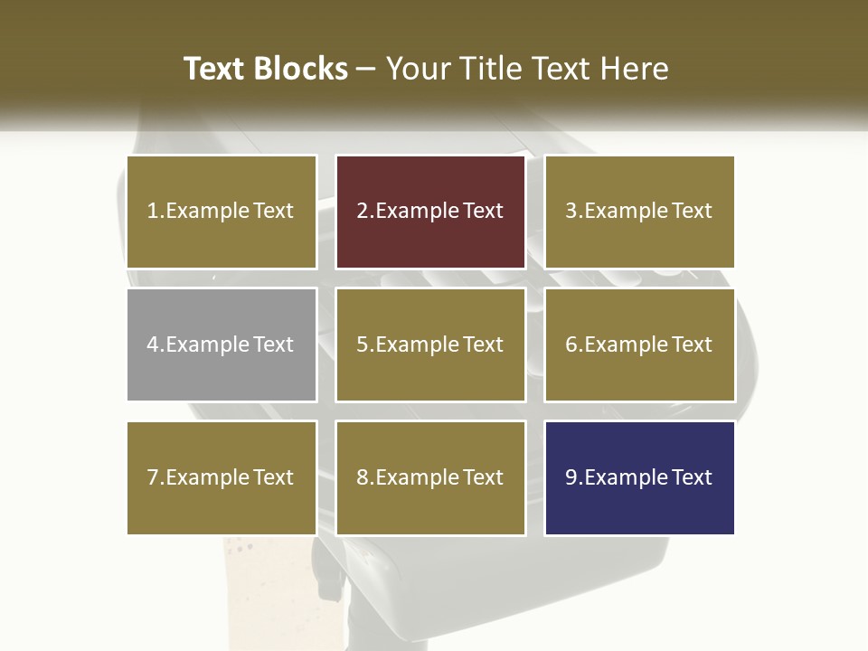 White Switch Cooling PowerPoint Template