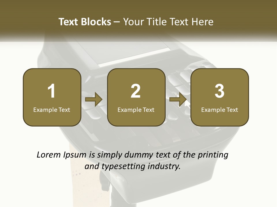 White Switch Cooling PowerPoint Template