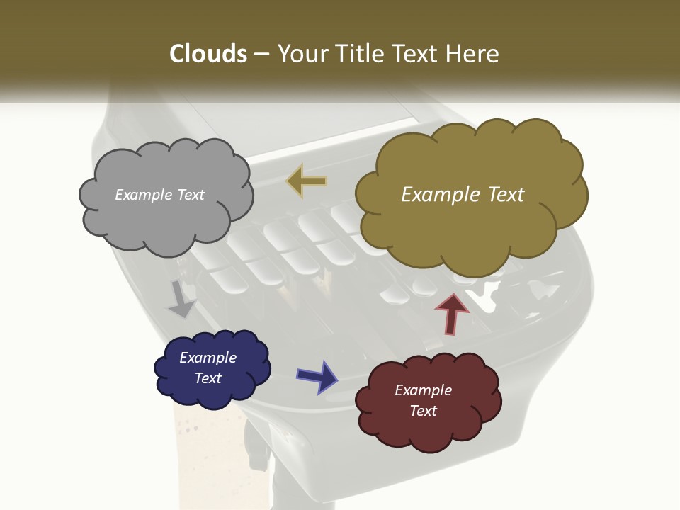 White Switch Cooling PowerPoint Template