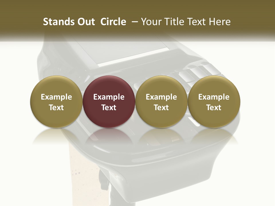 White Switch Cooling PowerPoint Template