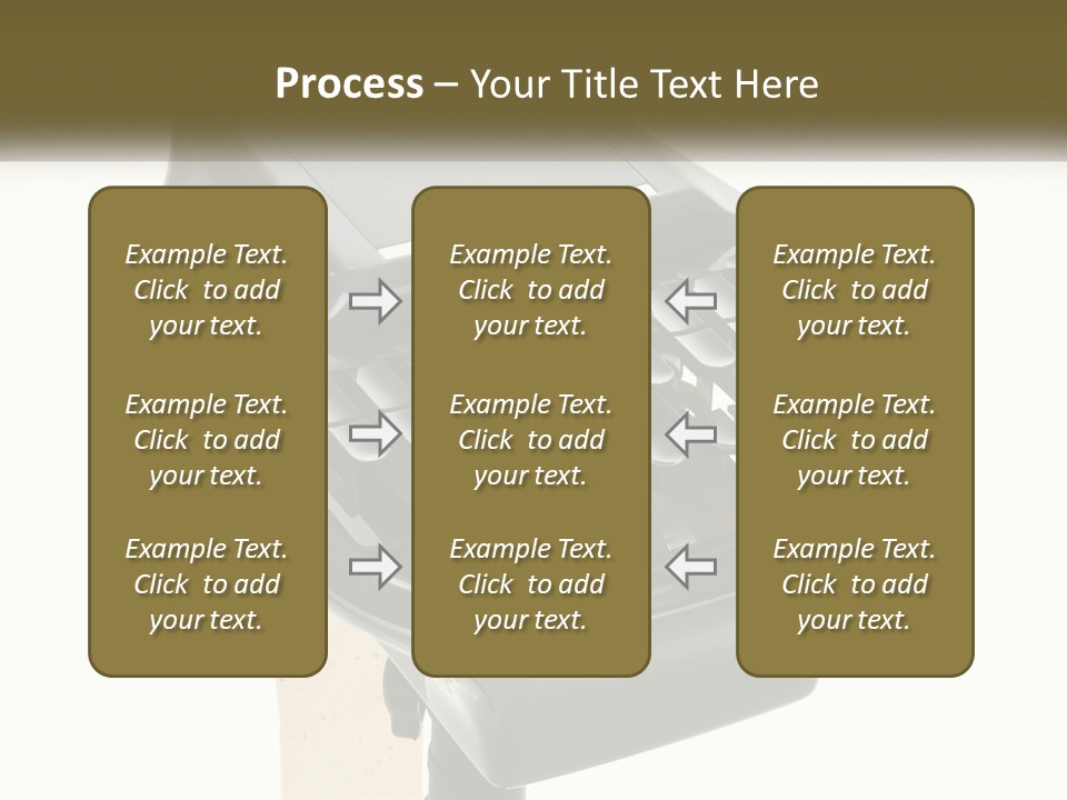 White Switch Cooling PowerPoint Template