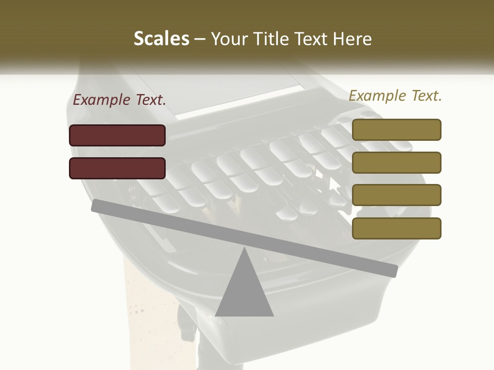 White Switch Cooling PowerPoint Template