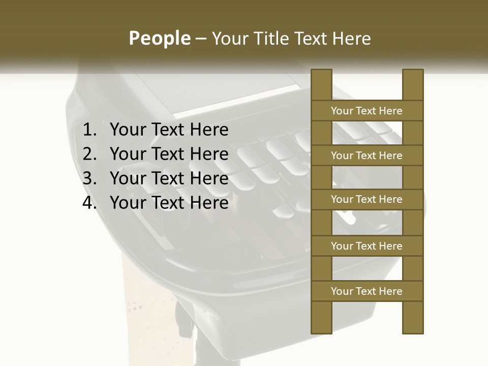 White Switch Cooling PowerPoint Template