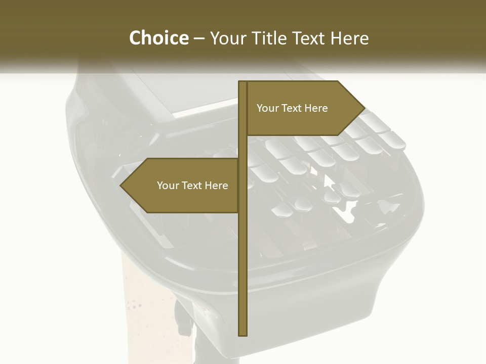 White Switch Cooling PowerPoint Template