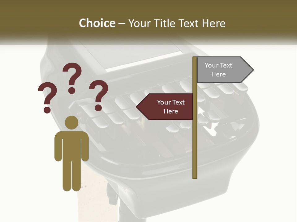 White Switch Cooling PowerPoint Template