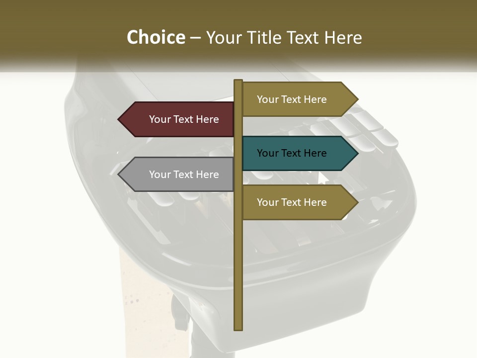 White Switch Cooling PowerPoint Template