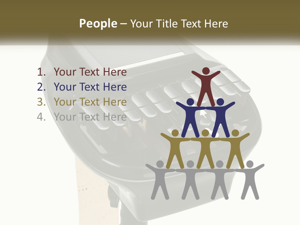 White Switch Cooling PowerPoint Template