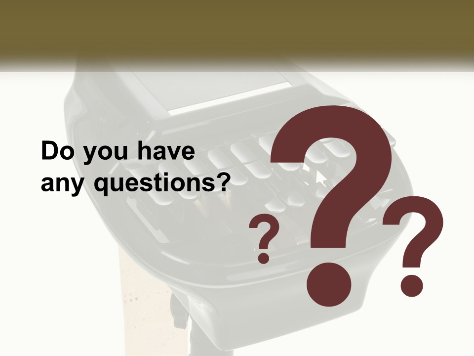 White Switch Cooling PowerPoint Template