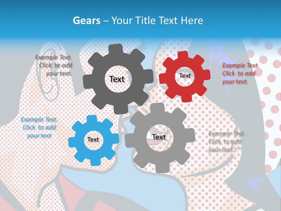 Air Cooling Power PowerPoint Template