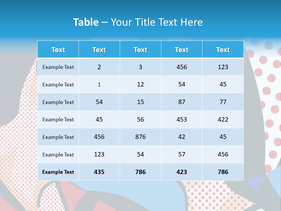 Air Cooling Power PowerPoint Template