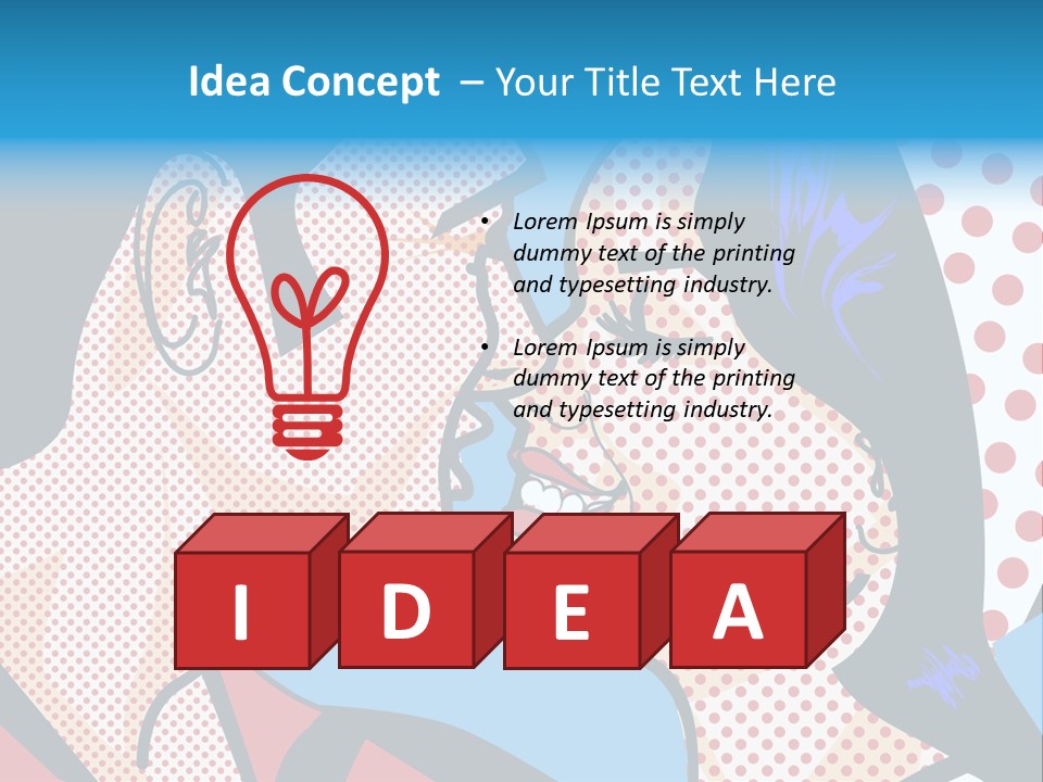 Air Cooling Power PowerPoint Template