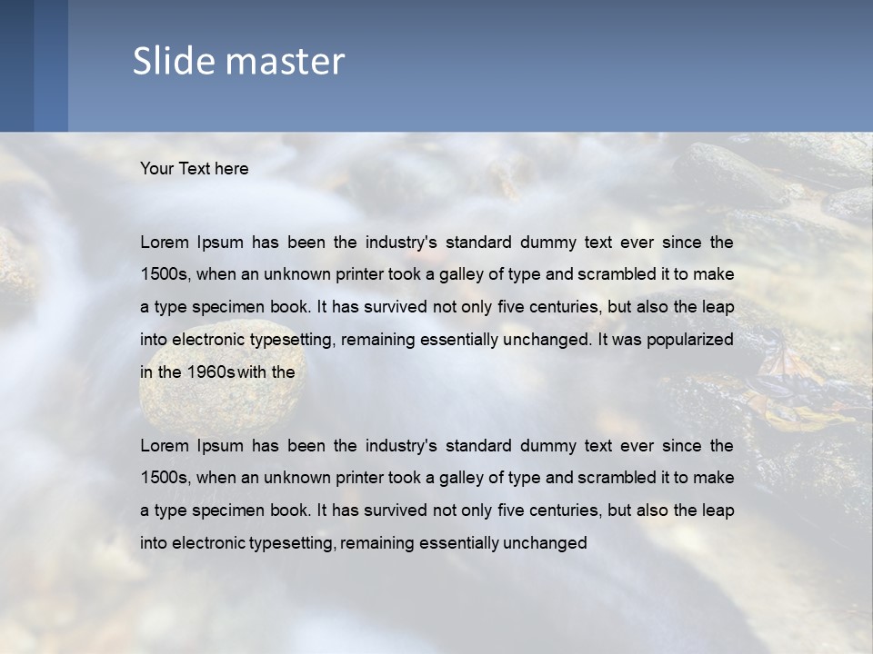 Conditioner White Cooling PowerPoint Template