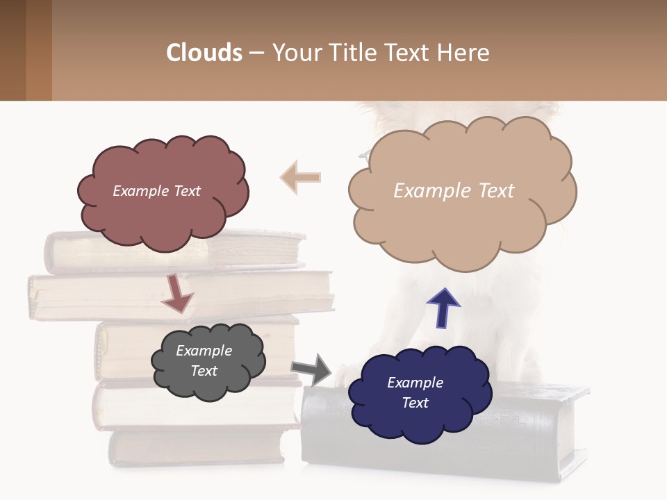 Air Electricity White PowerPoint Template