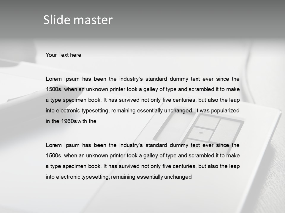 Conditioner Power Remote PowerPoint Template