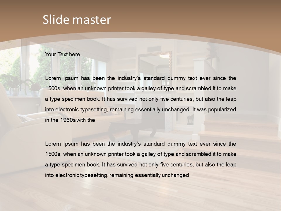 White Switch Electric PowerPoint Template