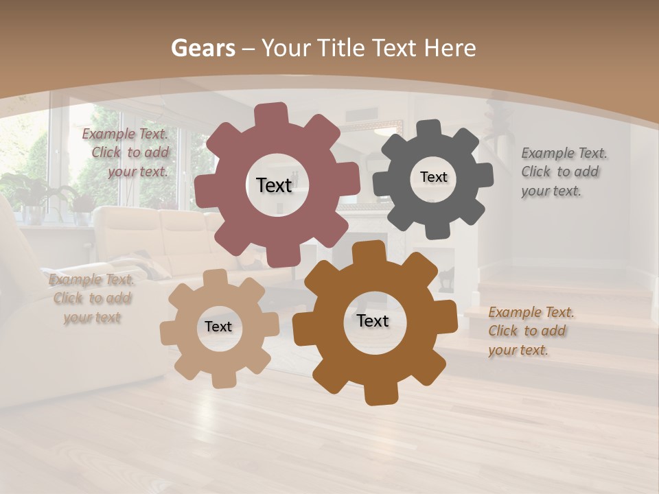 White Switch Electric PowerPoint Template