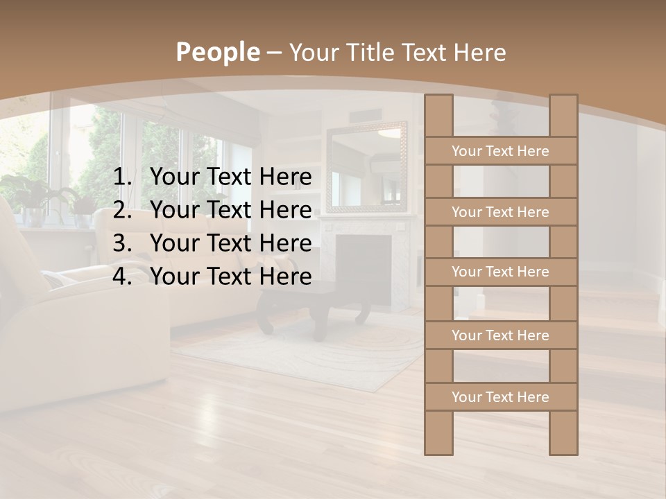 White Switch Electric PowerPoint Template