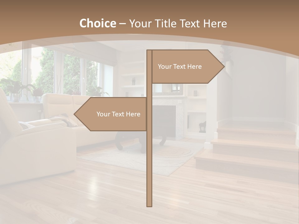 White Switch Electric PowerPoint Template