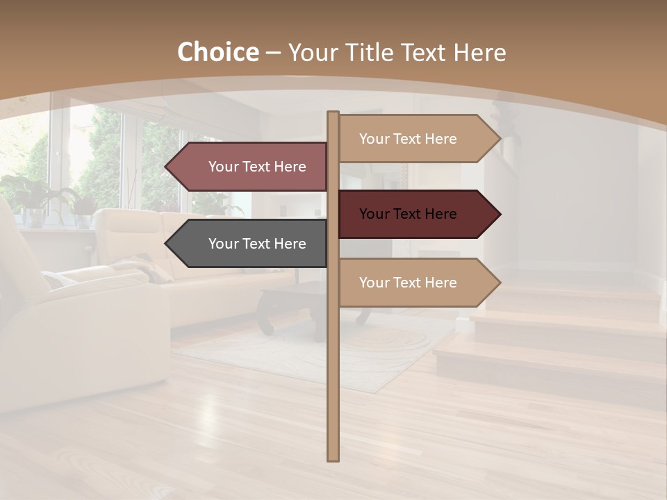 White Switch Electric PowerPoint Template
