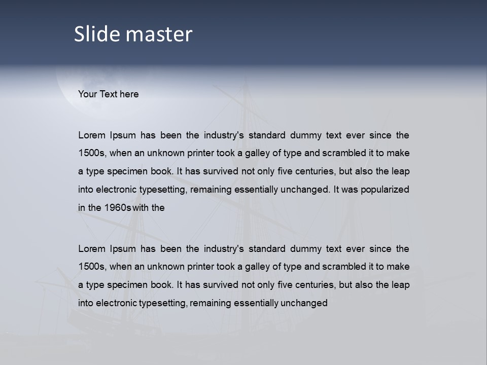 Part Unit Switch PowerPoint Template