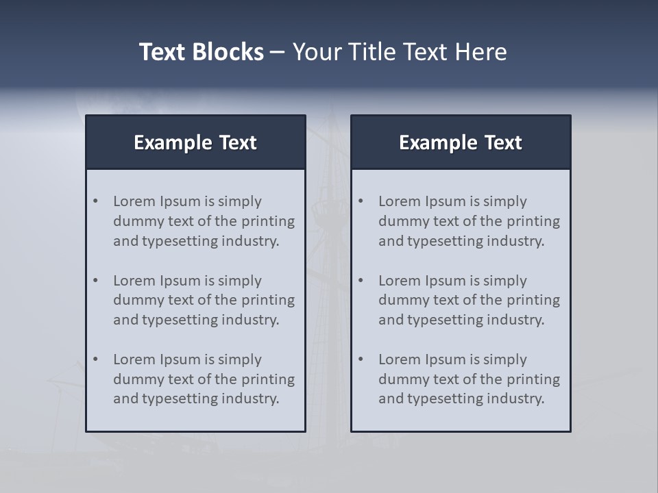 Part Unit Switch PowerPoint Template