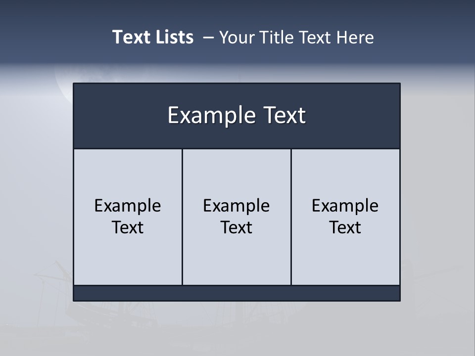 Part Unit Switch PowerPoint Template