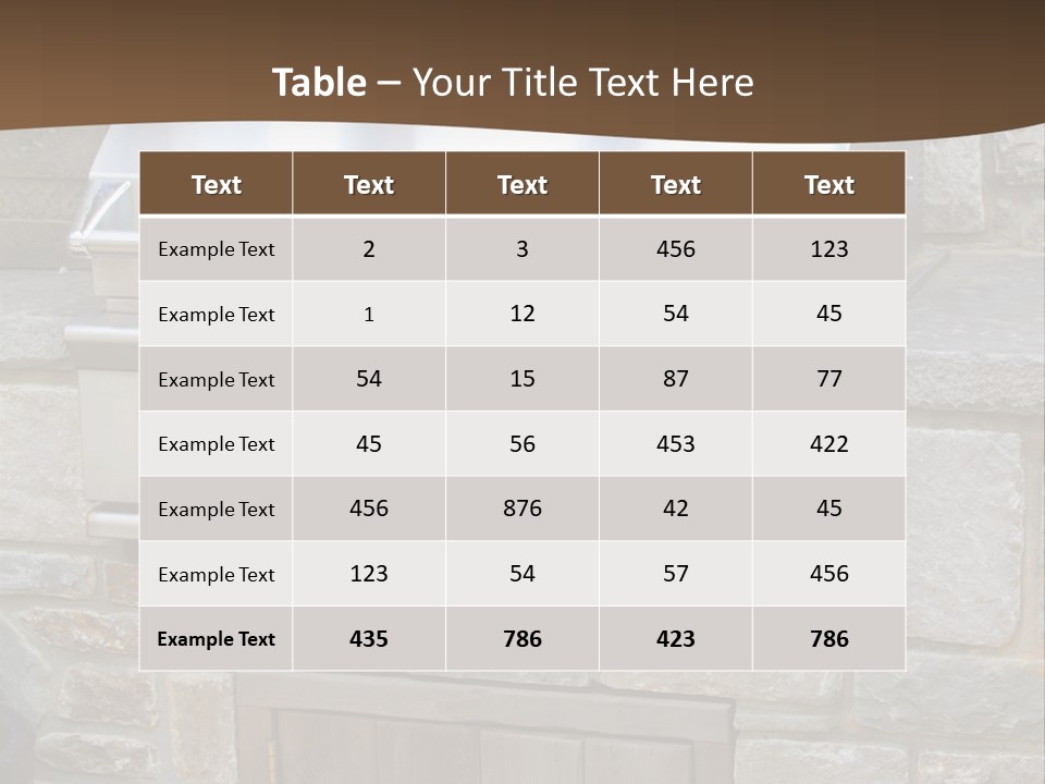 Equipment Climate Part PowerPoint Template
