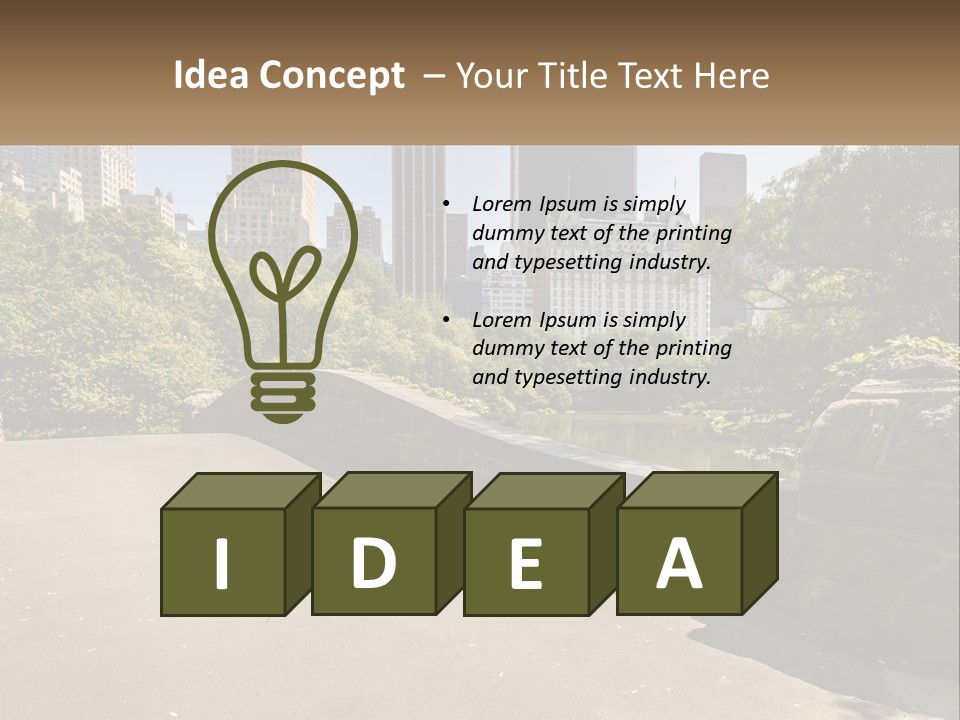 Temperature Cool Remote PowerPoint Template