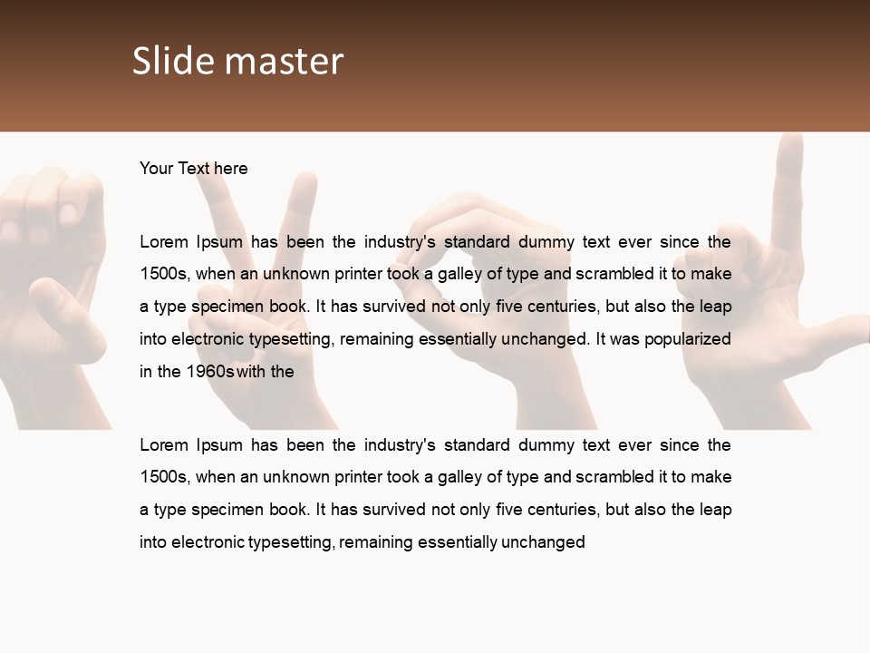 Heat White Home PowerPoint Template