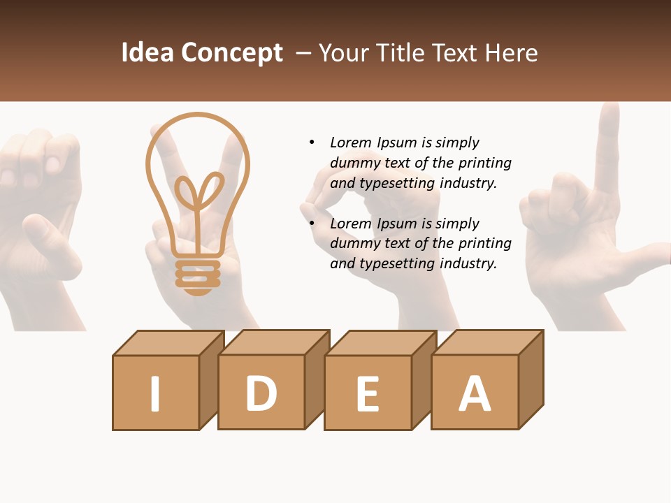 Heat White Home PowerPoint Template