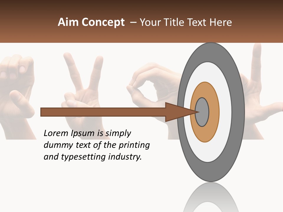 Heat White Home PowerPoint Template