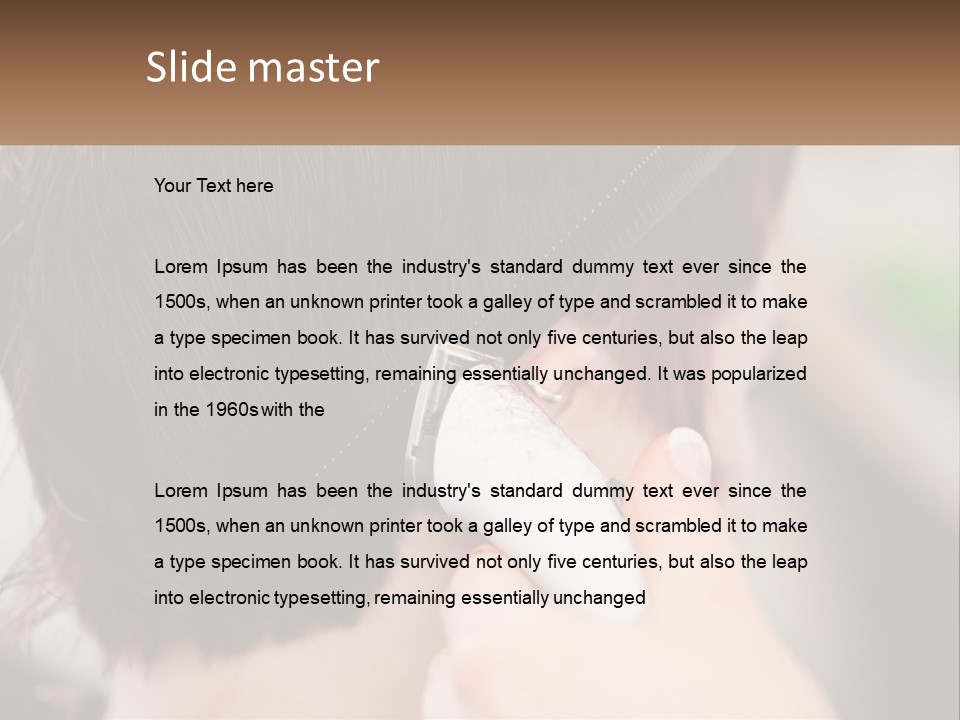 Technology Conditioner White PowerPoint Template