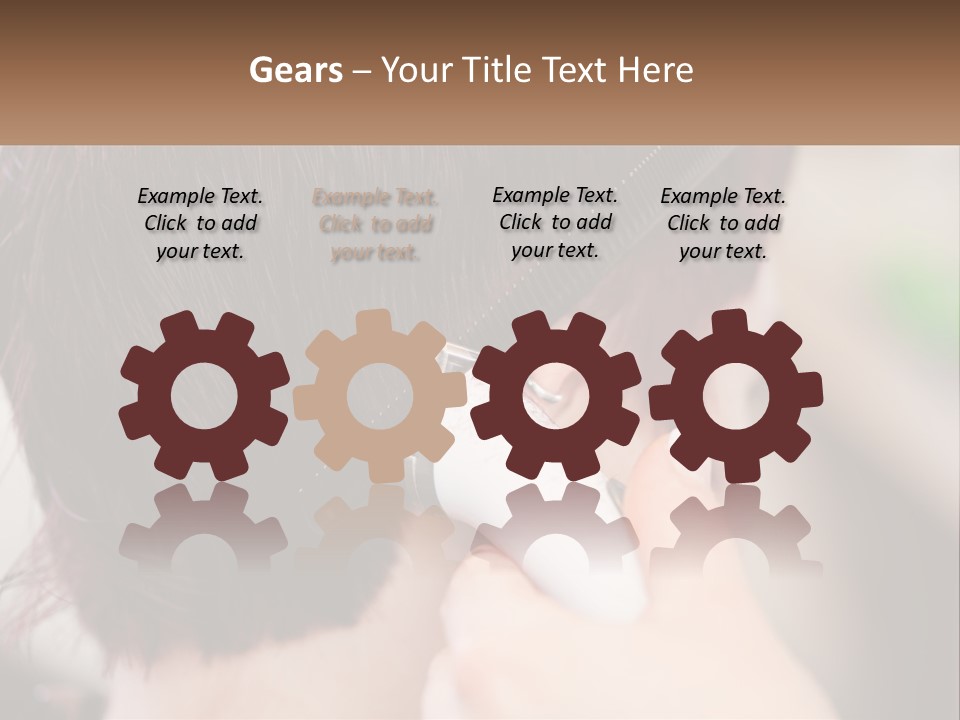 Technology Conditioner White PowerPoint Template