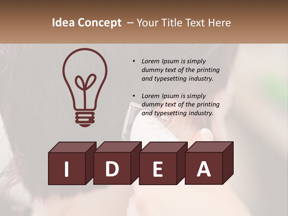 Technology Conditioner White PowerPoint Template