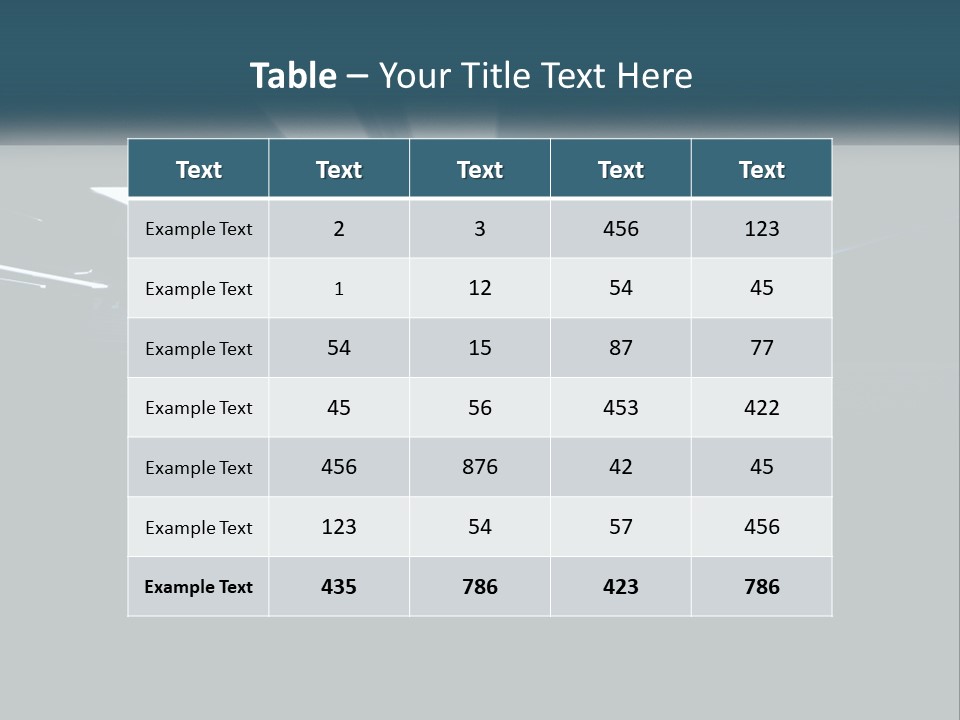 Switch Equipment Temperature PowerPoint Template