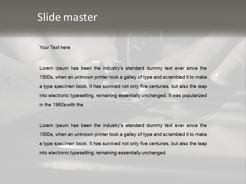 Electric Part Home PowerPoint Template