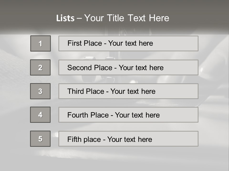 Electric Part Home PowerPoint Template