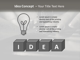 Electric Part Home PowerPoint Template