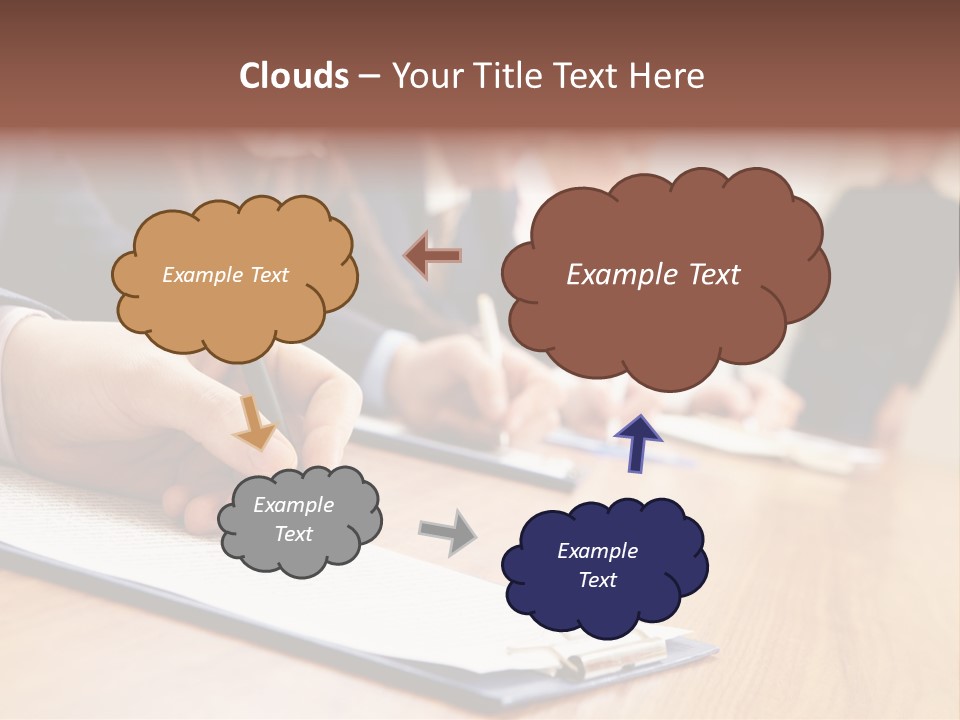 White Climate Energy PowerPoint Template