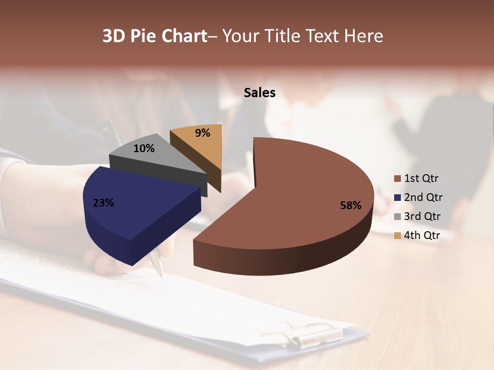 White Climate Energy PowerPoint Template